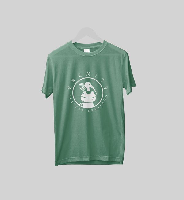 Tshirt Hombre Verde Pajarraco